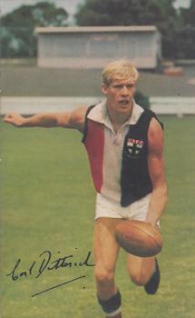 1965 Mobil Footy Photos VFL #12 Carl Ditterich Front